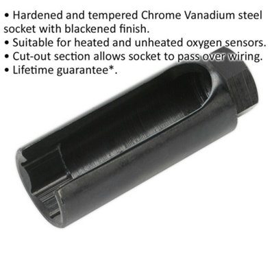 Premium 22mm Oxygen Sensor Socket for Easy Access and Versatile Use