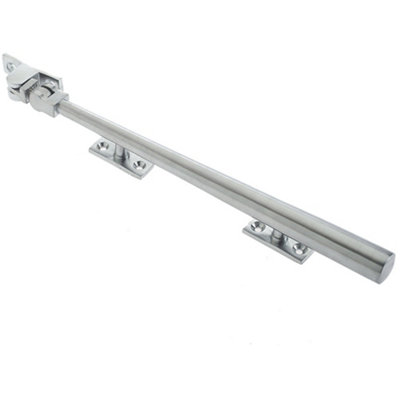 Premium 250mm Satin Chrome Casement Stays for Secure Windows - Window Peg Bar