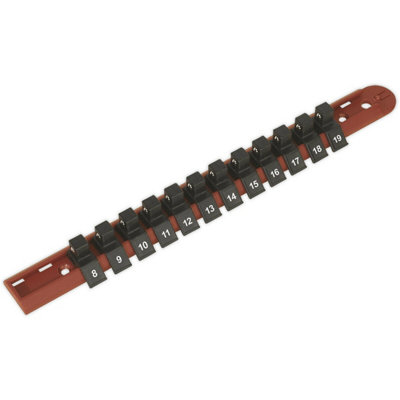 Premium 3/8 Inch Square Drive Bit Holder with 12 Socket Capacity and ...