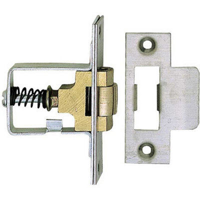 Premium 41mm Satin Stainless Steel Rollerbolt Catch for Secure Closure