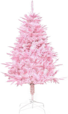 Premium 4ft Pink Artificial Christmas Tree | DIY At B&Q