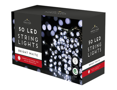 thumbnail image 2 of ✨ 14m/43.93ft LED Fairy Lights – Mains Powered – Warm & Cool White Icicle String – Outdoor/Indoor – Remote Included 2 of 6