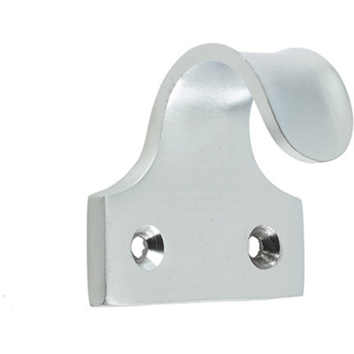 Premium 50mm Satin Chrome Brass Sash Lifts for Windows - Window Fastener