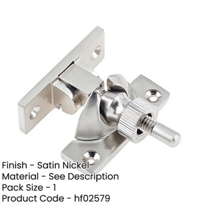 Premium 55mm Satin Nickel Fasteners for Durable Home Improvement - Window Fastener