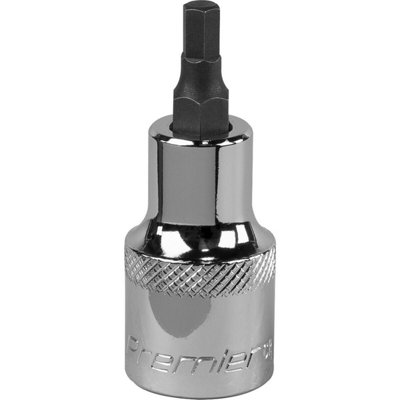 Premium 5mm Forged Hex Socket Bit for 1/2 Inch Drive - Chrome Vanadium Construction