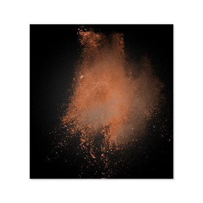 PREMIUM 65 X 70CM COFFEE DUST 6MM GLASS TOUGHENED KITCHEN SPLASHBACK