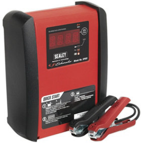 PREMIUM 6A 12V Intelligent Speed Charge Battery Charger - 230V Power Supply