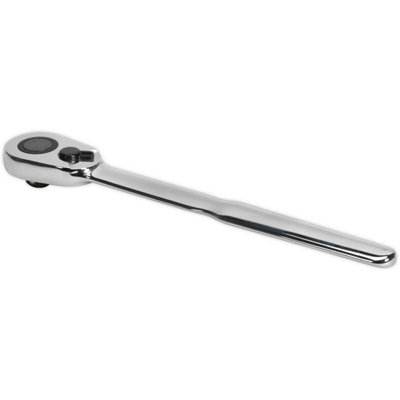 Premium 72-Tooth Low Profile Ratchet Wrench - 3/8 Inch Square Drive with Slim Handle