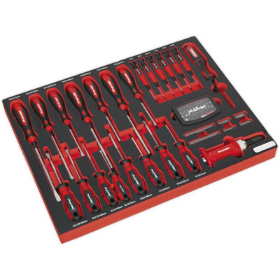 Screwdriver set online with tray