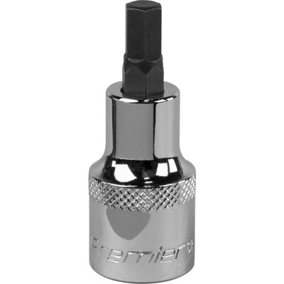 Premium 7mm Forged Hex Socket Bit - 1/2" Drive Chrome Vanadium Wrench Tool