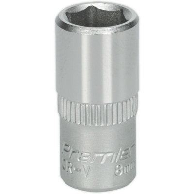 Premium 8mm Forged Steel Drive Socket - 1/4