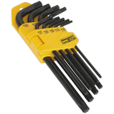 Premium 9 Piece Long TRX-Star Key Set - Versatile Lengths from 85mm to ...