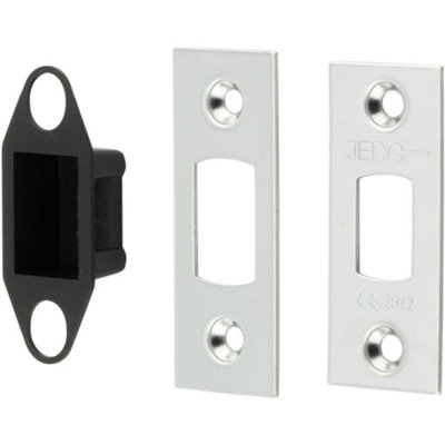 Premium Accessory Packs for Heavy Duty Tubular Deadbolts in Polished Stainless Steel - Door Bolt
