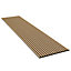 Premium Acoustic Slat Wall Panel 2.4m x 0.6m Oak