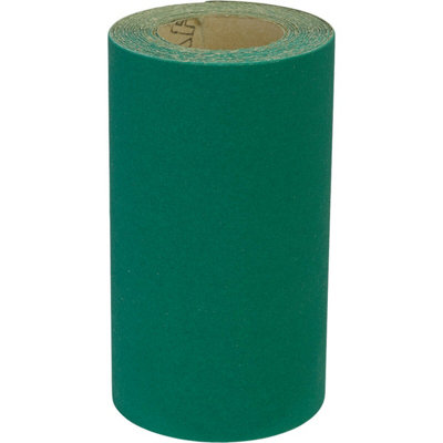 Premium Aluminium Abrasive Sanding Roll - Ultra Fine 240 Grit - 115mm x 5m for Wood and Plaster