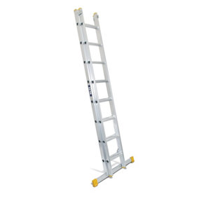 Premium Aluminium Trade Extension Ladder  EN131-2 Certified  Heavy-Duty Work