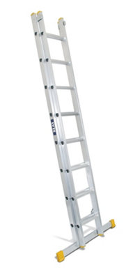 Premium Aluminium Trade Extension Ladder EN131-2 Certified Heavy-Duty Work