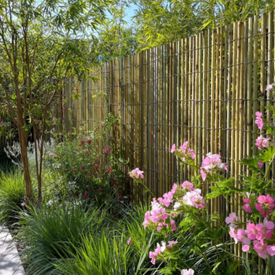 Premium Bamboo Cane Fencing Screening Rolls 4m(L) x 1.5m(H)