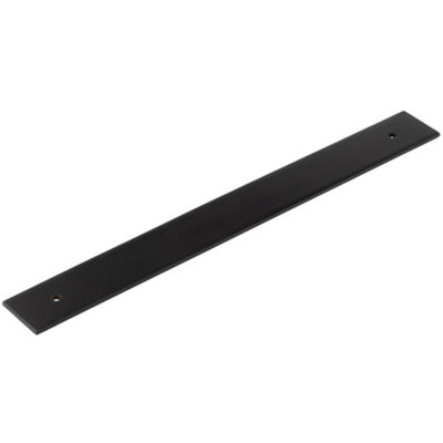 Premium Black Backplates for Cabinet Handle - 268x30mm - Kitchen Drawer Pull Handle