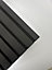 Premium Black Slat Wall Panel 2440x1210x10mm