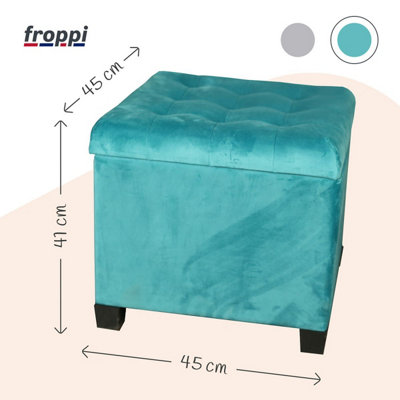 Green deals square ottoman