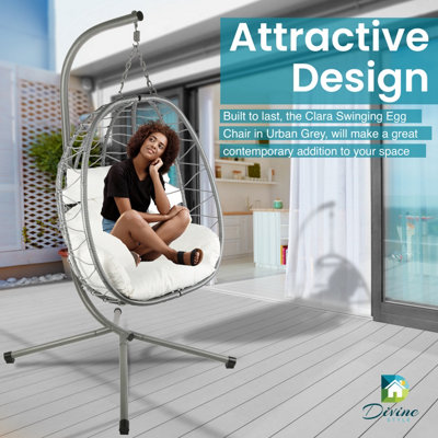 Indoor chair swing with stand best sale