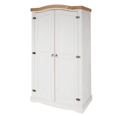 Premium Corona White, 2 door wardrobe