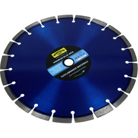 Premium Diamond Blade - 300mm Diameter - 20mm Bore - Abrasive Material Disc