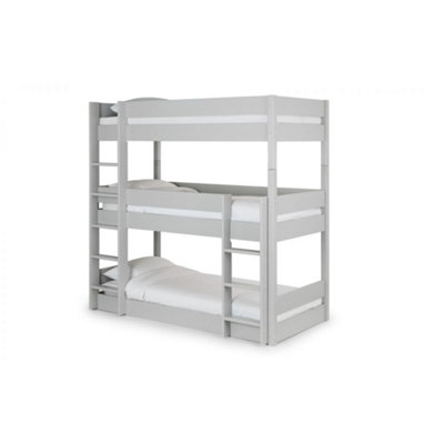 Premium Dove Grey Triple Bunk Bed