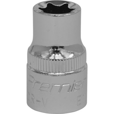Premium E11 TRX Star Socket Bit - 3/8" Drive with Knurled Grip for Enhanced Control