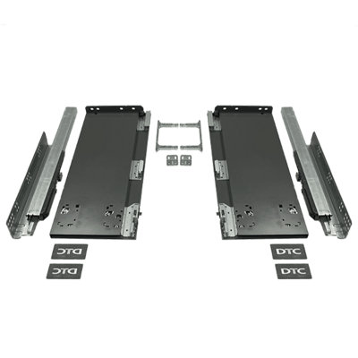 Curated visual reference: Premium Elite Drawer System Soft Close Full Extension Anthracite 350X126 Photo Inspiration