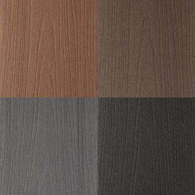 Premium European Composite Decking Sample Pack in Light Brown, Dark ...