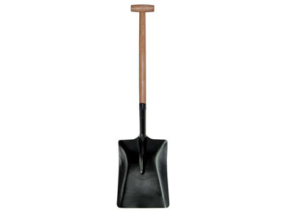 Premium Faithfull Open Socket Square Shovel No.2 with T Handle for ...