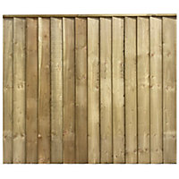 Premium Featheredge Pressure Treated Fence Panels 1.8m x 1.5m