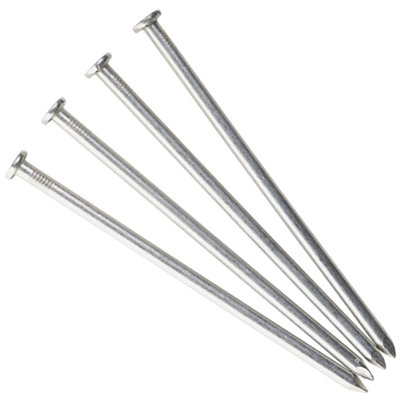 Premium Galvanised Round Head Nails Size:  2.0 x 40mm ( 1 1/2" )  Pack of: 10 Ideal for Woodworking and Construction - 4