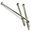 Premium Galvanised Round Head Nails Size:  4.6 x 125mm ( 5 1/8" )  Pack of: 100 Ideal for Woodworking and Construction