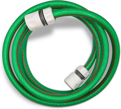 Premium Garden Hose with 2 Hose Connectors- Flexible Hose for All Seasons Use-6-Layer PVC Hose with Reinforcement -3m Pressure Hos
