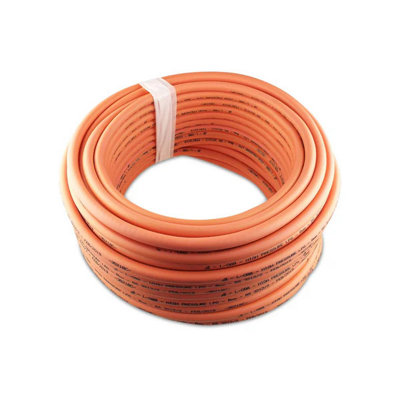 Premium Gas Pipe Hose with 2 Hose Clips -4m Hose for Propane Durable 8mm High Pressure Gas Hose for Caravan Camping BBQ