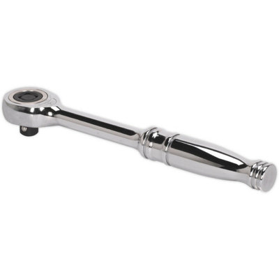 Premium Gearless Ratchet Wrench - 1/4 Inch Drive with Push-Through Reverse Action