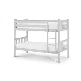 Premium Grey Bunk Bed 2 x 3ft (90cm)