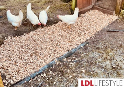 Premium Hardwood Animal Poultry Pet Coop Pen Ground Covering Bedding Chicken Chips Dumpy Bag - 3