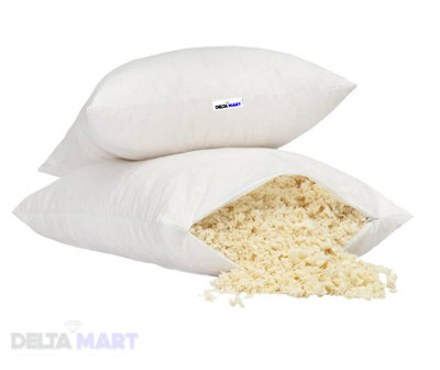 premium Latex Shredded Pillow 60cmx40cm RUBBER PILLOWS
