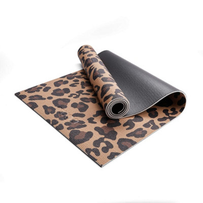 Extra Large Yoga Mat HAPBEAR - 72"x48"x6mm (1/4 Inch), Non-Slip, Durable, Eco-Friendly, Thick Wide Exercise Mat For Home Workouts, Yoga, Pilates, Stretching, Meditation (Barefoot Exercise Work Out Mat