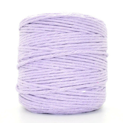 Premium Lilac Macrame Cord Twine, 300 m / 984 ft of 2 mm Thick Natural Cotton Thread Yarn Macrame Rope (Reel)