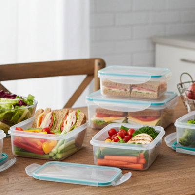 Premium Lock 1.5L Airtight Kitchen Food Storage Container Box