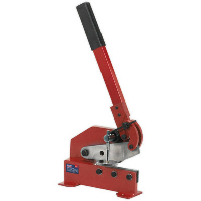 Premium Manual Metal Cutting Shears for Bench - 5mm Steel Sheet & 11mm Bar Cutting Tool