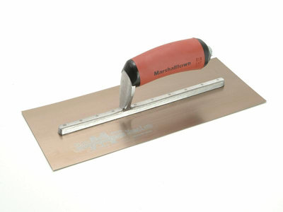 Premium Marshalltown Pre-Worn PermaShape Finishing Trowel 12 x 5 Inch with DuraSoft Handle
