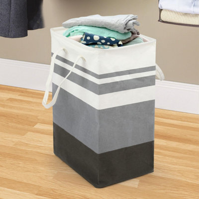 Premium Metal Frame Laundry Basket Set - 2 Pack 75L Capacity Hampers ...