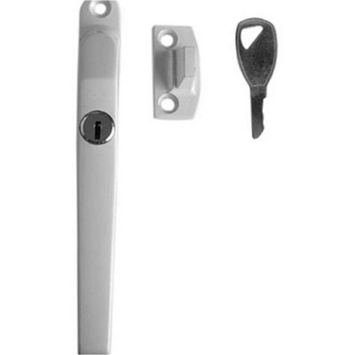 Premium Modern Lockable Casement Fasteners - 124mm White for Enhanced Security - Window Handle