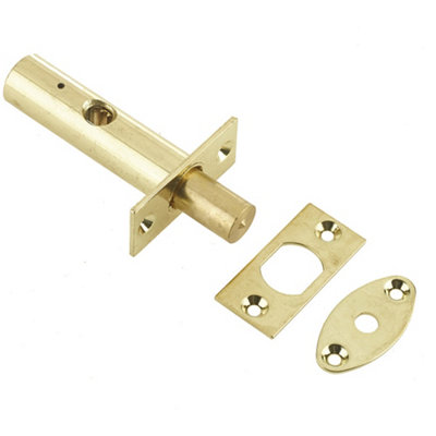 Premium Mortice Rackbolt 61mm for Enhanced Security with Polished Brass Finish - Security Bolt